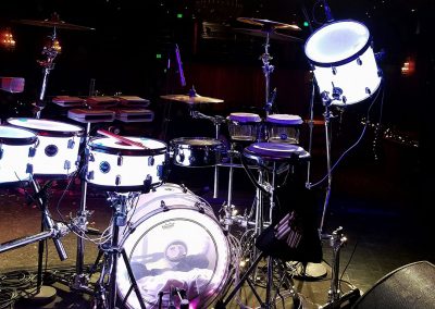 D-Rock Drums White Led Set